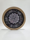 Round Faux Mother of Pearl Serving Trays