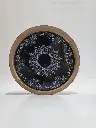 Round Faux Mother of Pearl Serving Trays